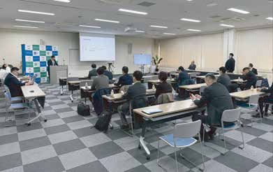定例ミーティング会場の様子