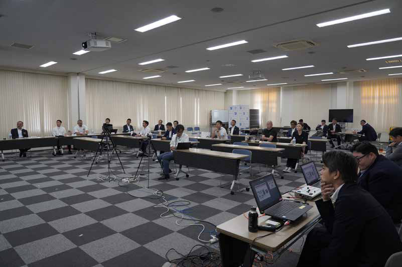 定例ミーティング会場の様子